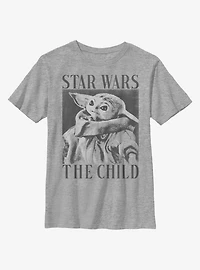Star Wars The Mandalorian Child Up Close Youth T-Shirt