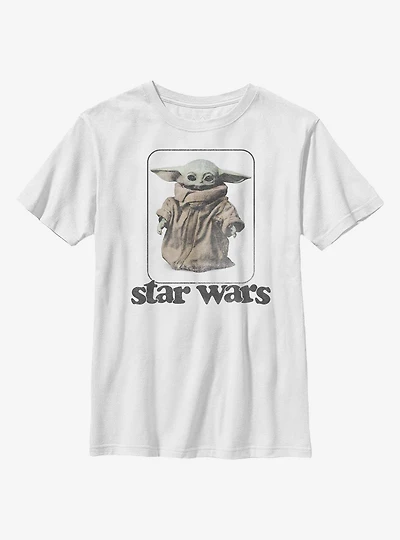 Star Wars The Mandalorian Child Retro Youth T-Shirt