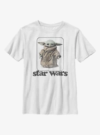 Star Wars The Mandalorian Child Retro Youth T-Shirt