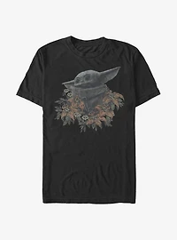 Star Wars The Mandalorian Child Flowers T-Shirt