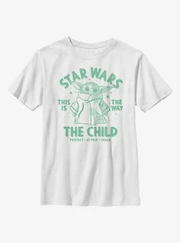 Star Wars The Mandalorian Brain Child Youth T-Shirt