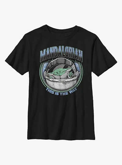 Star Wars The Mandalorian Child Vintage Magic Youth T-Shirt