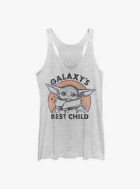 Star Wars The Mandalorian Galaxy's Best Child Womens Tank Top