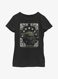 Star Wars The Mandalorian Child Tarot Youth Girls T-Shirt