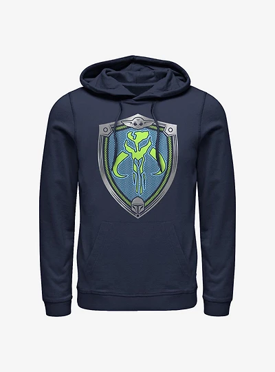 Star Wars The Mandalorian Shield Logo Hoodie