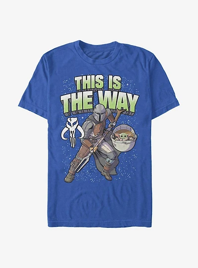 Star Wars The Mandalorian This Is Way Large Letters T-Shirt