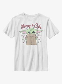 Star Wars The Mandalorian Child Merry And Cute Youth T-Shirt