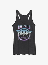 Star Wars The Mandalorian Child Stars Round Womens Tank Top