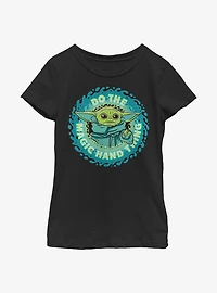 Star Wars The Mandalorian Child Do Hand Thing Youth Girls T-Shirt