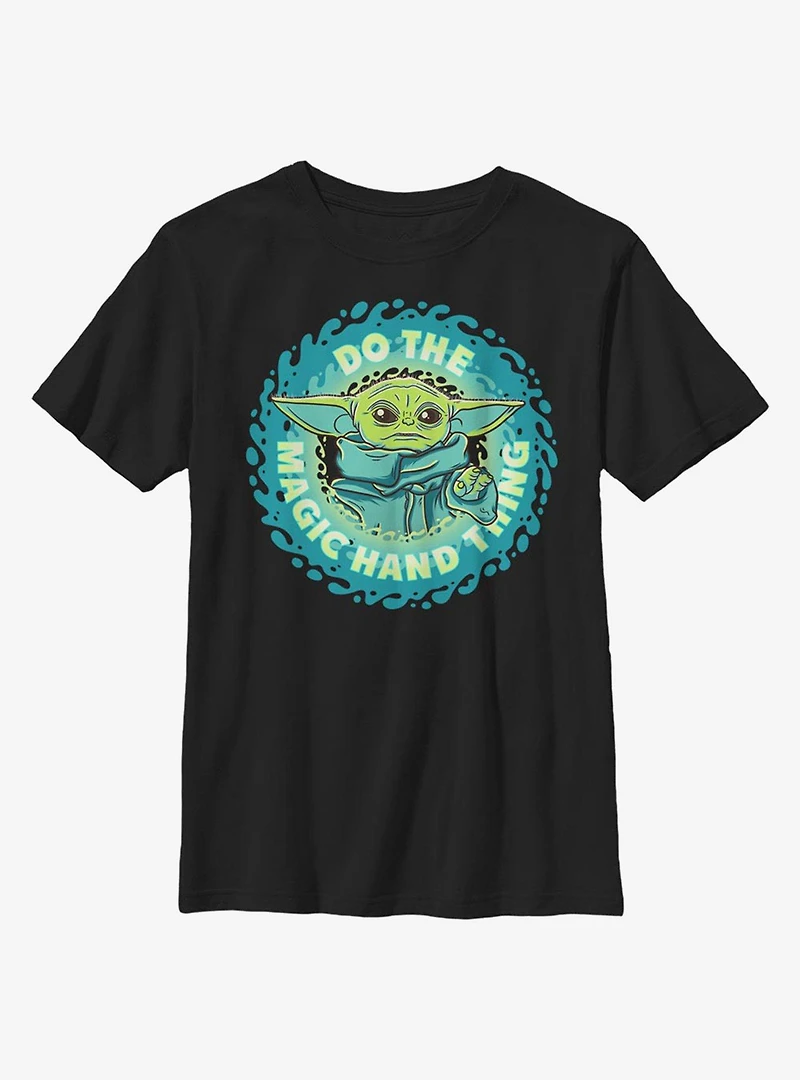 Star Wars The Mandalorian Child Do Hand Thing Youth T-Shirt