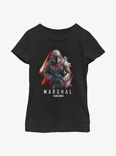 Star Wars The Mandalorian Marshal Action Youth Girls T-Shirt