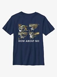 Star Wars The Mandalorian Child How About No Youth T-Shirt