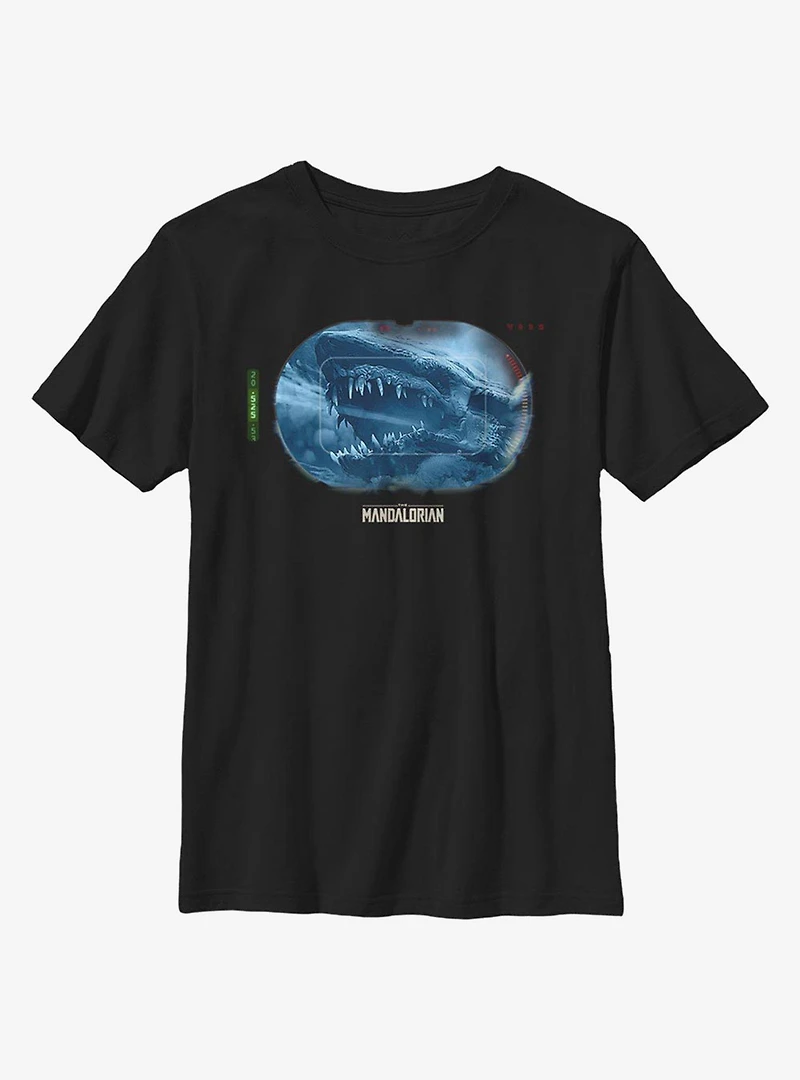 Star Wars The Mandalorian Dragon Targeted Youth T-Shirt
