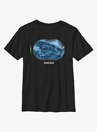 Star Wars The Mandalorian Dragon Targeted Youth T-Shirt
