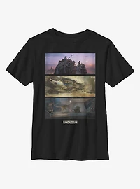 Star Wars The Mandalorian Epic Story Youth T-Shirt