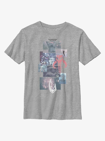 Star Wars The Mandalorian Child Stack Youth T-Shirt