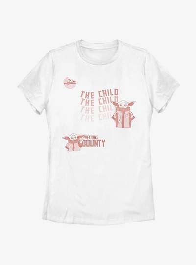 Star Wars The Mandalorian Child Playful Womens T-Shirt