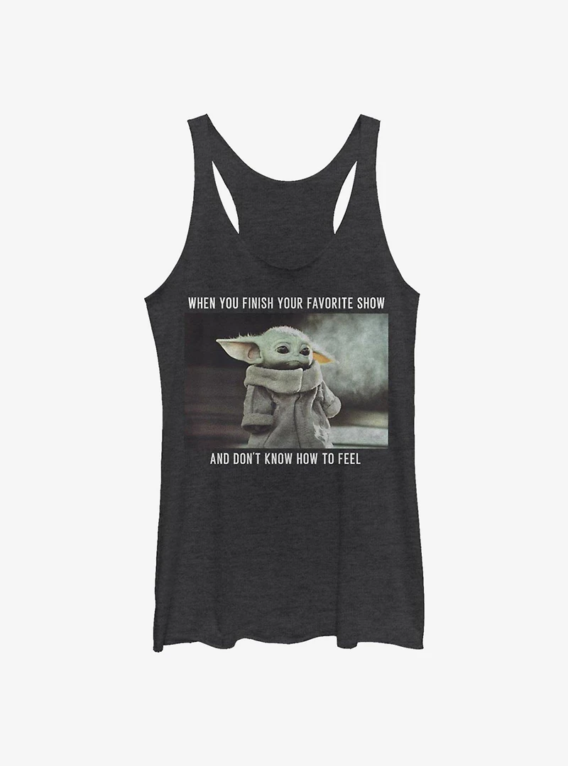 Star Wars The Mandalorian Child Favorite Show Meme Womens Tank Top