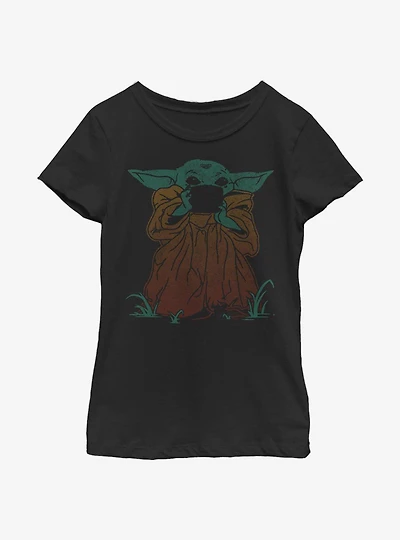 Star Wars The Mandalorian Child Nevermind Me Youth Girls T-Shirt