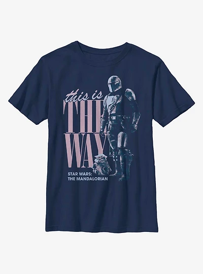 Star Wars The Mandalorian Mandomon Duel Youth T-Shirt