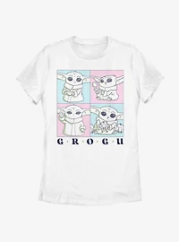 Star Wars The Mandalorian Child Cute Box Womens T-Shirt