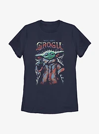 Star Wars The Mandalorian Child Magic Hands Womens T-Shirt