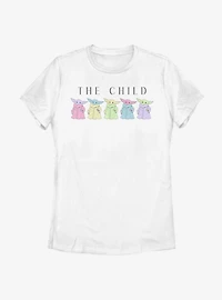 Star Wars The Mandalorian Child Colors Womens T-Shirt