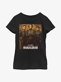 Star Wars The Mandalorian Bo-Katan Team Poster Youth Girls T-Shirt