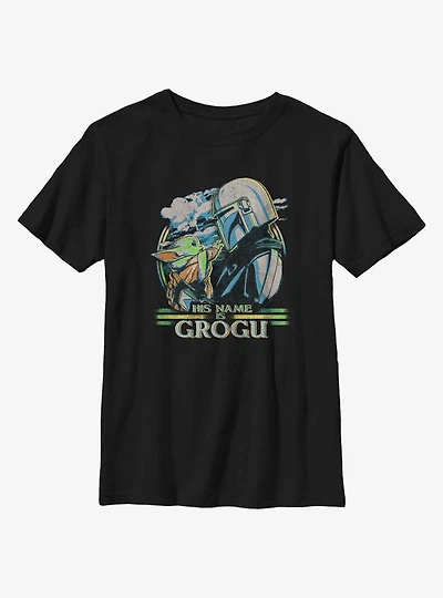 Star Wars The Mandalorian Child Hello There Youth T-Shirt