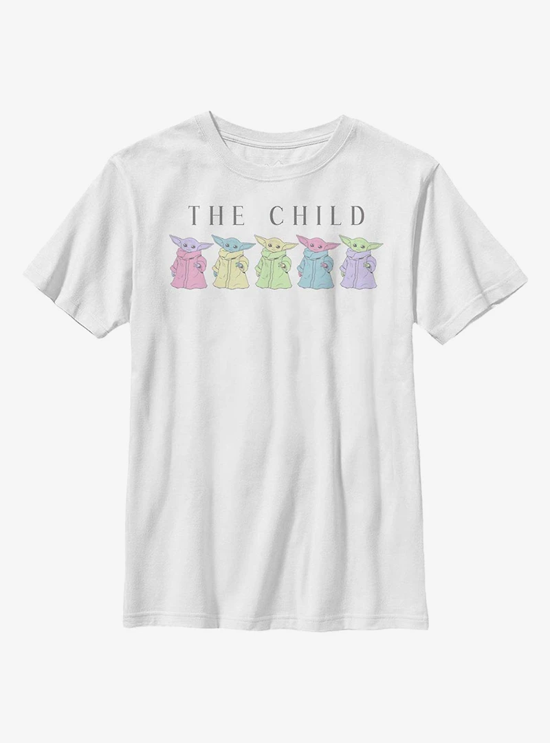 Star Wars The Mandalorian Child Colors Youth T-Shirt