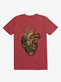 I'll Find You Heart World Map Red T-Shirt