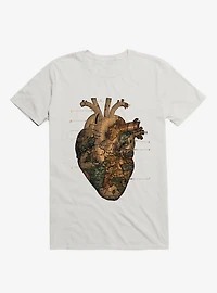 I'll Find You Heart World Map White T-Shirt