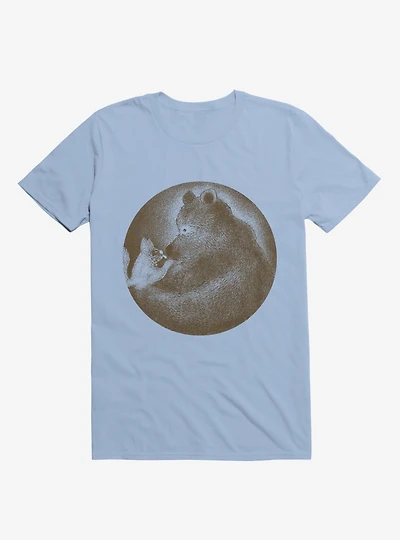Miss You Bear Light Blue T-Shirt