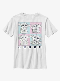 Star Wars The Mandalorian Child Cute Box Youth T-Shirt