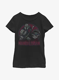 Star Wars The Mandalorian Child Duo Color Pop Youth Girls T-Shirt