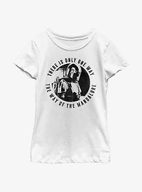 Star Wars The Mandalorian Mandomon Down Youth Girls T-Shirt