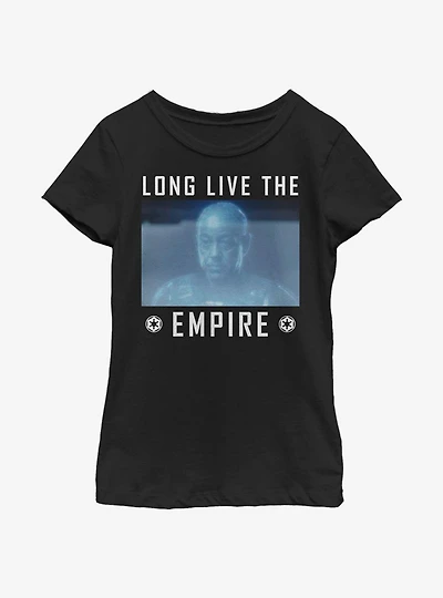 Star Wars The Mandalorian Sail Long Live Empire Youth Girls T-Shirt