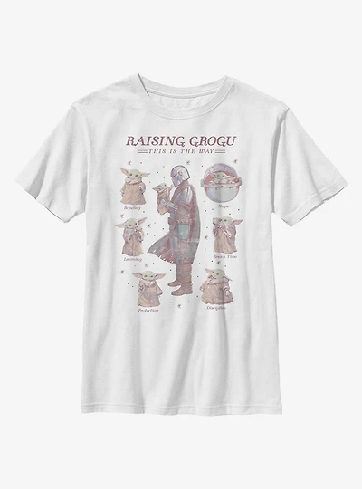 Star Wars The Mandalorian Raising Child Youth T-Shirt