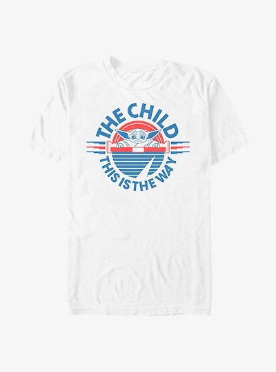 Star Wars The Mandalorian Child Baby Retro T-Shirt