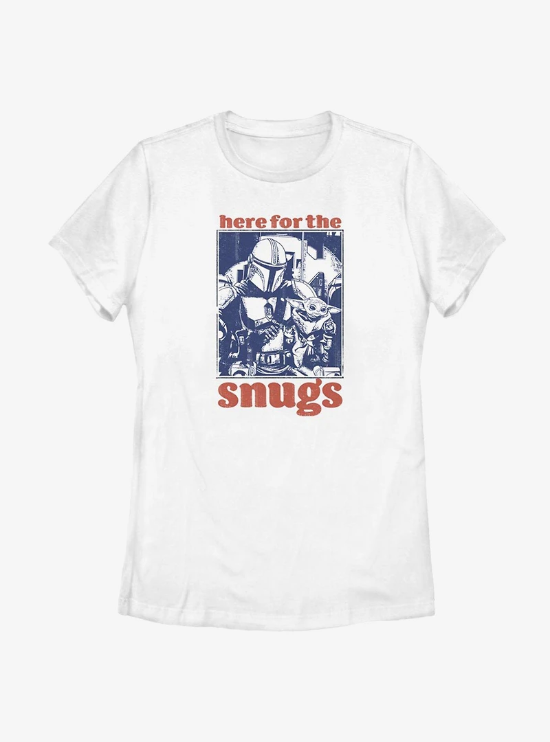 Star Wars The Mandalorian Child Snugs Womens T-Shirt
