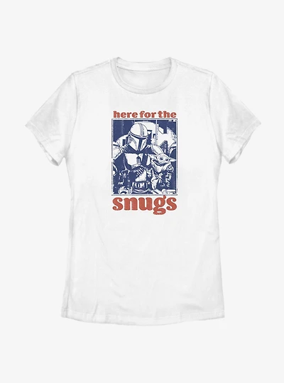 Star Wars The Mandalorian Child Snugs Womens T-Shirt