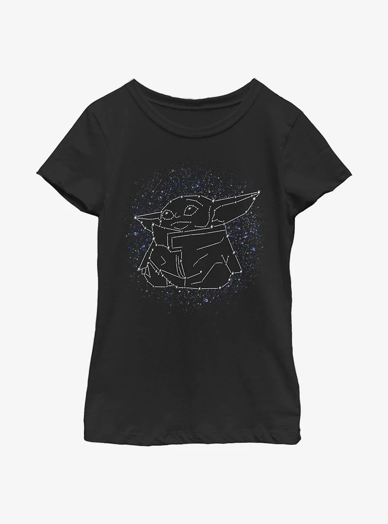 Star Wars The Mandalorian Child Constellation Youth Girls T-Shirt