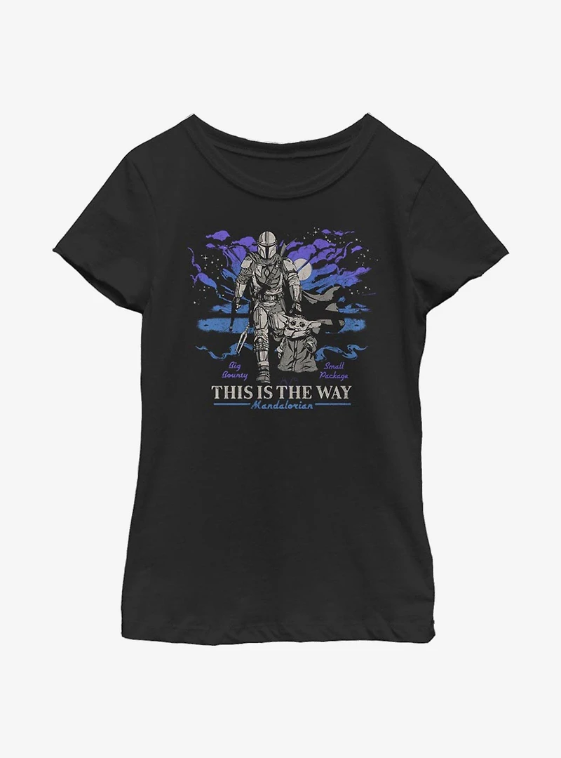Star Wars The Mandalorian Child Way Galaxy Youth Girls T-Shirt