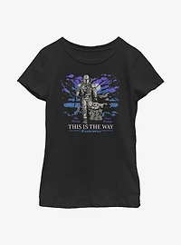 Star Wars The Mandalorian Child Way Galaxy Youth Girls T-Shirt