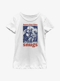 Star Wars The Mandalorian Child Snugs Youth Girls T-Shirt