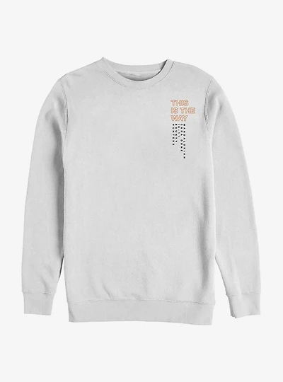 Star Wars The Mandalorian Way Outline Sweatshirt