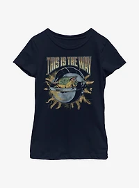 Star Wars The Mandalorian Child Rock Pod Youth Girls T-Shirt
