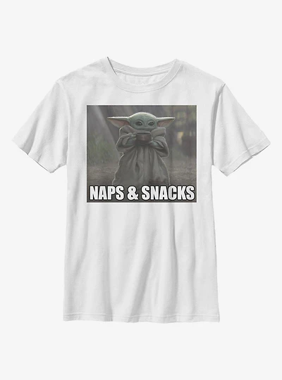 Star Wars The Mandalorian Child Nap Snack V2 Youth T-Shirt