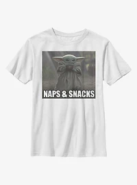 Star Wars The Mandalorian Child Nap Snack V2 Youth T-Shirt