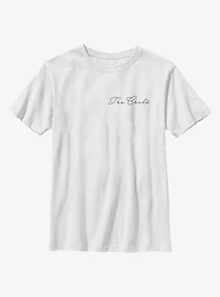 Star Wars The Mandalorian Child Cursive Youth T-Shirt